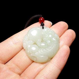 徽尚珠宝 和田玉貔貅招财吊坠 国家级玉雕大师徐鑫作品