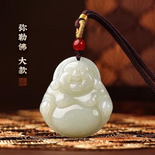 命佛玉佩吊坠马年送女友生日礼物护身挂坠