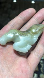 和田籽料白玉马可挂可把
