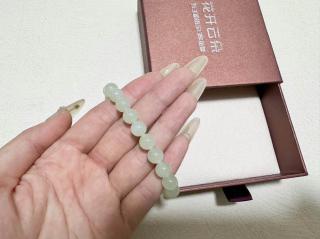 和田玉手串手链手镯女款真品天然串珠羊脂白藕粉碧玉玉石手串散珠