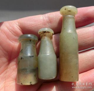 百年历史传承,包浆油润,明清老和田玉烟嘴