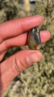 和田玉青花籽料,三色青花原籽