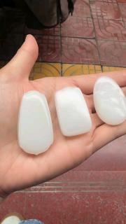 和田玉白玉挂件,过灯小精品