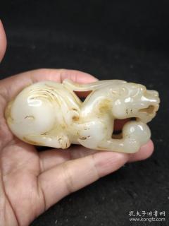 和田玉貔貅把件