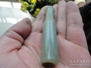 老和田玉烟嘴烟杆配件