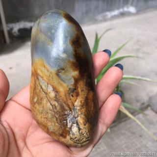 天然新疆和田玉黄皮石包玉籽料原石