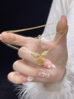 啊啊被这条新中式和田玉项链美晕啦✨✨