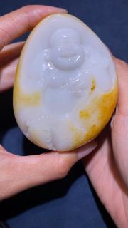 和田玉籽料 弥勒佛