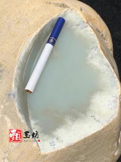甄玉坊和田玉石包玉籽料 全明料满肉 石包玉原石和田玉籽料