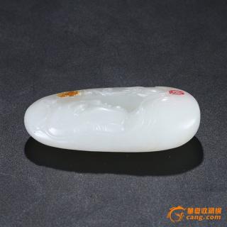 和田玉白玉籽料韩帅大师作品37g如意观音挂件