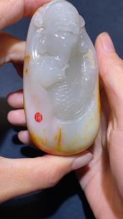 和田玉 招财进宝