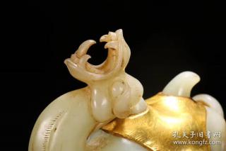 和田玉包金骆驼