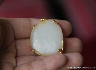 和田玉籽料包金籽20g